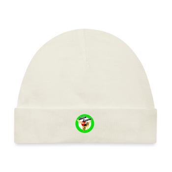 Wespe Mod Target Grünes Rondell Bella Donna - Baby Premium Organic Mütze - Naturweiß - Vorne