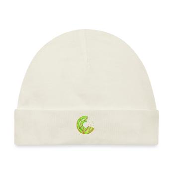 Donut Crunch Eat Metzgergebäck 12036234 Q - Baby Premium Organic Mütze - Naturweiß - Vorne