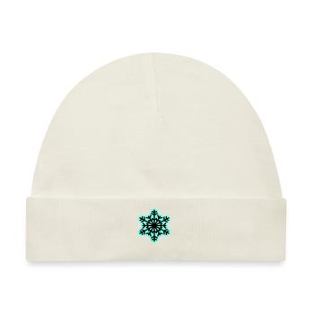 snow frost - Baby Premium Organic Mütze - Naturweiß - Vorne