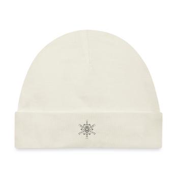 Minimalistisches Mandala - Baby Premium Organic Mütze - Naturweiß - Vorne