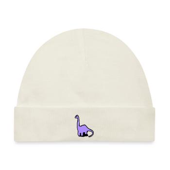 Brontosaurus Comic - Baby Premium Organic Mütze - Naturweiß - Vorne