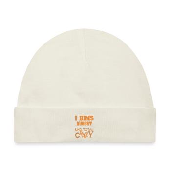 Crazy August - Baby Premium Organic Mütze - Naturweiß - Vorne