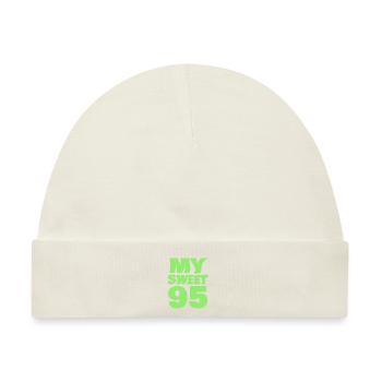 Süß 95 - Baby Premium Organic Mütze - Naturweiß - Vorne