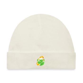 Leopard Gecko - Baby Premium Organic Mütze - Naturweiß - Vorne