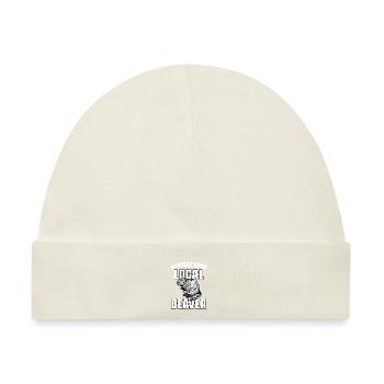 Funny Respect Your Local Beaver A Beaver Hunting - Baby Premium Organic Mütze - Naturweiß - Vorne