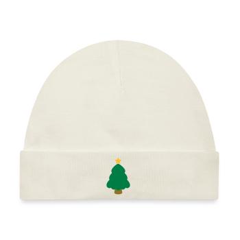 christmas tree - Baby Premium Organic Mütze - Naturweiß - Vorne