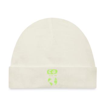 co2 - Baby Premium Organic Mütze - Naturweiß - Vorne