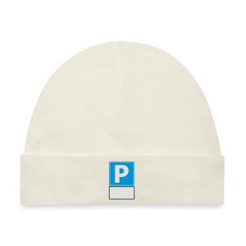 parken parkplatz - Baby Premium Organic Mütze - Naturweiß - Vorne