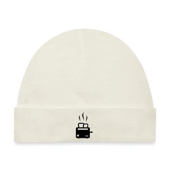 Toaster - Baby Premium Organic Mütze - Naturweiß - Vorne