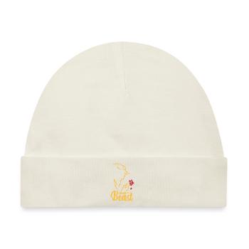Her Beast - Baby Premium Organic Mütze - Naturweiß - Vorne