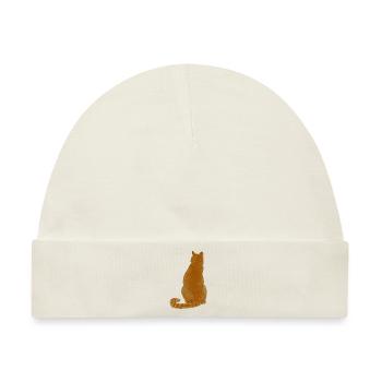 Blonde Katze - Baby Premium Organic Mütze - Naturweiß - Vorne