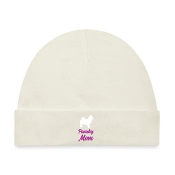 Lustiges Pomsky-Besitzer Hund Mom Geschenk - Baby Premium Organic Mütze - Naturweiß - Vorne