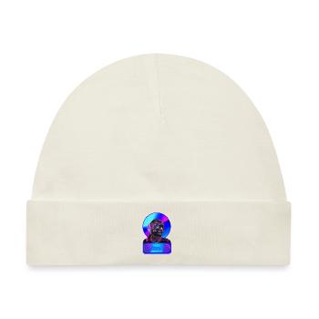 DJ Elektronische Musik Farbe Neon - Baby Premium Organic Mütze - Naturweiß - Vorne