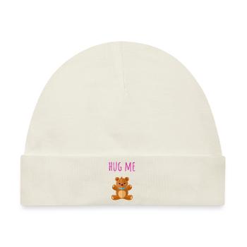 Hug Me! - Baby Premium Organic Mütze - Naturweiß - Vorne
