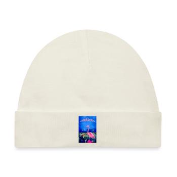 Flamant rose Camargue - Baby Premium Organic Mütze - Naturweiß - Vorne