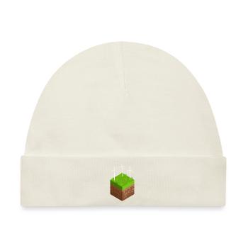Energiewende mit Windrad - Baby Premium Organic Mütze - Naturweiß - Vorne