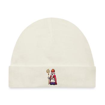 Heiliger Nikolaus - Baby Premium Organic Mütze - Naturweiß - Vorne