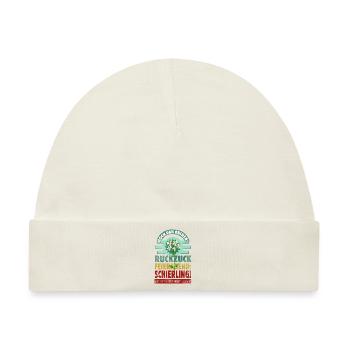 Feierabend: verkürzte Arbeitszeit dank Sokrates - Baby Premium Organic Mütze - Naturweiß - Vorne