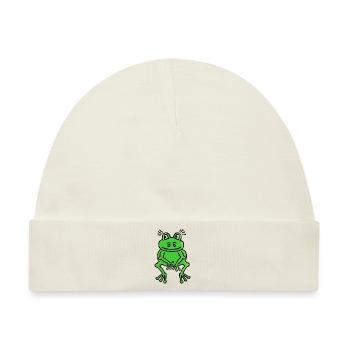 Lustiger Frosch - Prinz Traumprinz Love - Baby Premium Organic Mütze - Naturweiß - Vorne