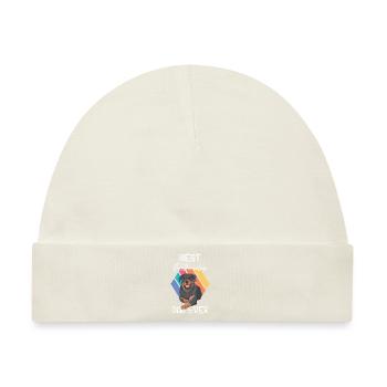 Bester Rottweiler Papa aller Zeiten Welpe Hundelie - Baby Premium Organic Mütze - Naturweiß - Vorne