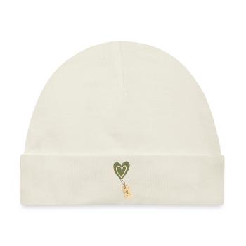 Label Love - Baby Premium Organic Mütze - Naturweiß - Vorne