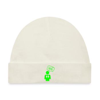 Nope - Baby Premium Organic Mütze - Naturweiß - Vorne
