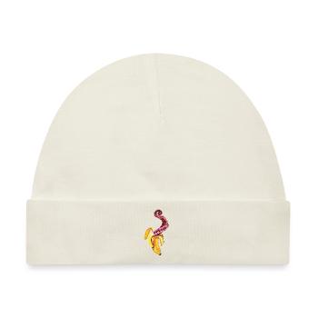 Swirly Mutanten Banane - Baby Premium Organic Mütze - Naturweiß - Vorne