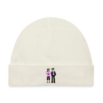 Cosplay Junge und Madchen - Baby Premium Organic Mütze - Naturweiß - Vorne