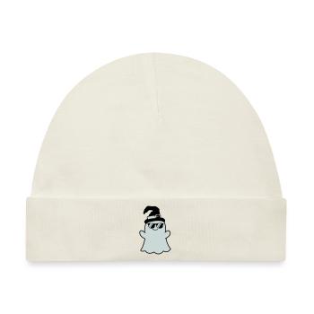 ghost cool - Baby Premium Organic Mütze - Naturweiß - Vorne