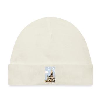 Kaiser Wilhelm Gedächtniskirche Berlin - Baby Premium Organic Mütze - Naturweiß - Vorne