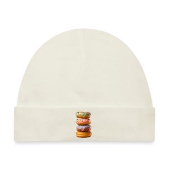 Saftige Donuts - Baby Premium Organic Mütze - Naturweiß - Vorne