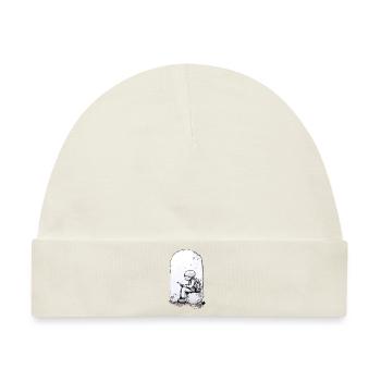 Seb Straßenkunst - Baby Premium Organic Mütze - Naturweiß - Vorne
