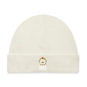 Coquito And Pasteles Puerto Rican Navidad - Baby Premium Organic Mütze - Naturweiß - Vorne