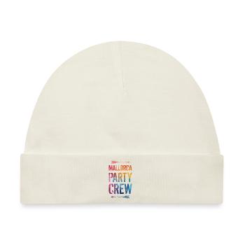 Mallorca Party Crew Spruch - Baby Premium Organic Mütze - Naturweiß - Vorne
