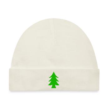 Tannenbaum - Baby Premium Organic Mütze - Naturweiß - Vorne