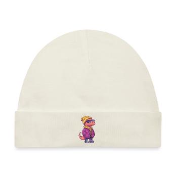 Dinosaurier brontosaurus Winter - Baby Premium Organic Mütze - Naturweiß - Vorne