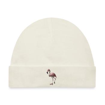 Flamingo - Baby Premium Organic Mütze - Naturweiß - Vorne