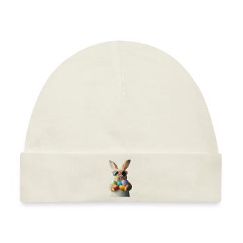 Osterhase - Baby Premium Organic Mütze - Naturweiß - Vorne