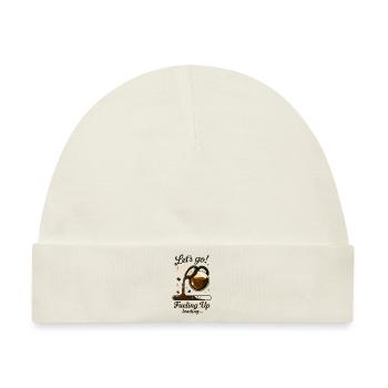 Decken wir uns mit Kaffee ein - Baby Premium Organic Mütze - Naturweiß - Vorne