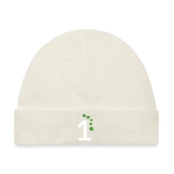 1 - Baby Premium Organic Mütze - Naturweiß - Vorne