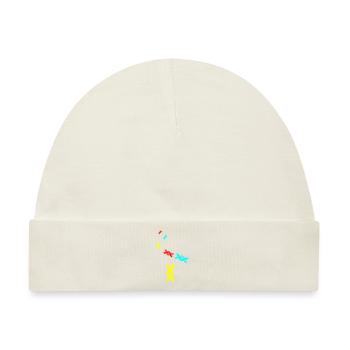 Dna symbol - Baby Premium Organic Mütze - Naturweiß - Vorne