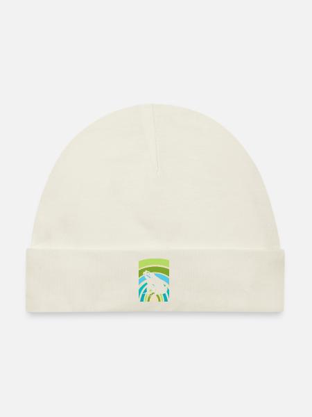 Frosch Froschkönig - Baby Premium Organic Mütze - Naturweiß