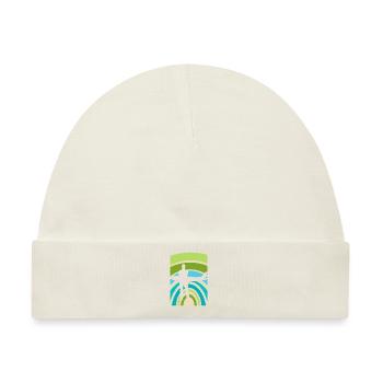 Flugbegleiter Stewardess Flug - Baby Premium Organic Mütze - Naturweiß - Vorne