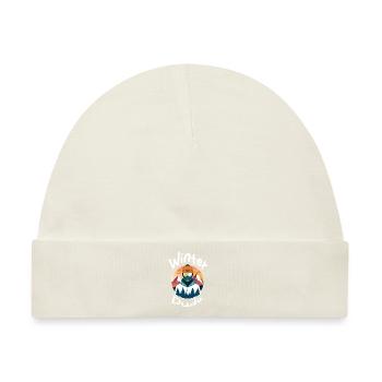 Winter Dude - Baby Premium Organic Mütze - Naturweiß - Vorne