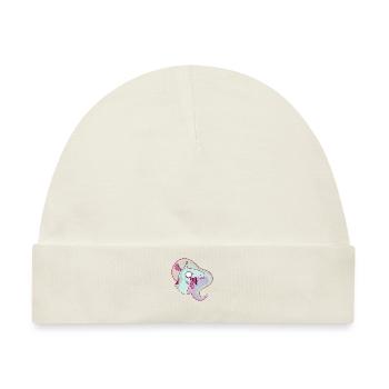 Grim Das Einhorn - Baby Premium Organic Mütze - Naturweiß - Vorne