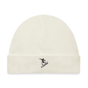 FreeRide, Snowboarden, Powder Boarding, Skiurlaub - Baby Premium Organic Mütze - Naturweiß - Vorne