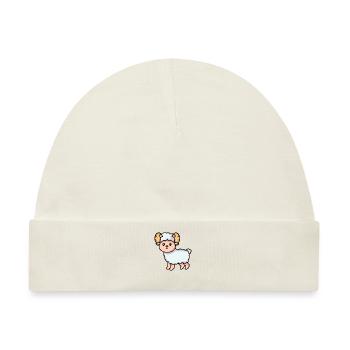 Sternzeichen Widder - Baby Premium Organic Mütze - Naturweiß - Vorne