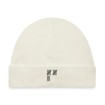13 Stripes - Baby Premium Organic Mütze - Naturweiß - Vorne
