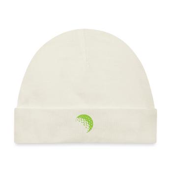 Golfball - Baby Premium Organic Mütze - Naturweiß - Vorne