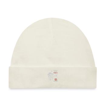 Watch Your Habits Gym Design - Baby Premium Organic Mütze - Naturweiß - Vorne